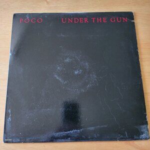 POCO Under The Gun LP 1980 MCA-5132 Stereo Country Rock Vinyl Record Vtg LP4